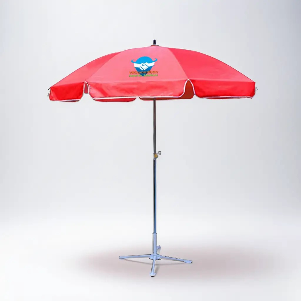 PROMOTIONAL UMBRELLA WITH STAND