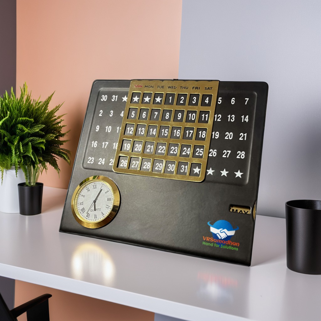 PROMOTIONAL METAL UNIVERSAL CALENDAR